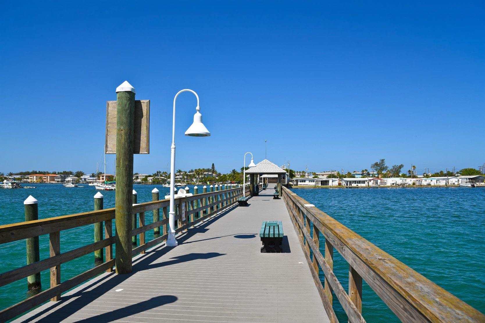 Bradenton Beach Historic Pier in Bradenton, Florida